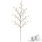 24-Pack White Holly Berry Stems with 35 Lifelike Berries | 17-Inch | Festive Holiday Decor | Trees, Wreaths, & Garlands | Christmas Picks | Home & Office Decor, Floral Home by Artificial Flowers